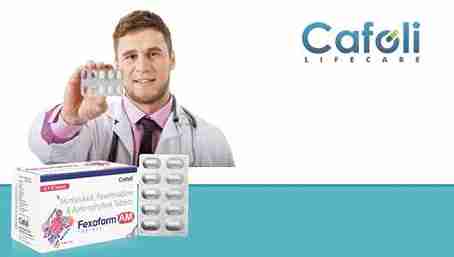 Fexoform AM Tablet at the best price in the Antihistamine Franchise for Allergic Rhinitis and Asthma Management.
